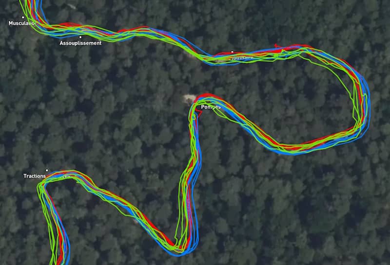 Test GPS Vantage M3 en forêt