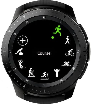 Watch connected with Galaxy Watch second hand
