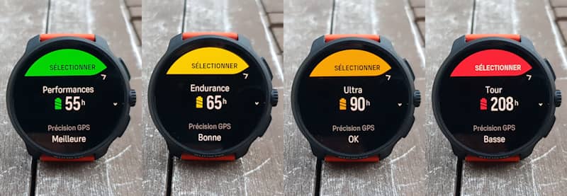 Modes de batterie