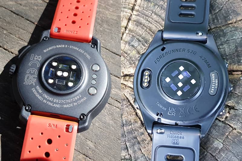 Capteur OHR suunto vs Garmin