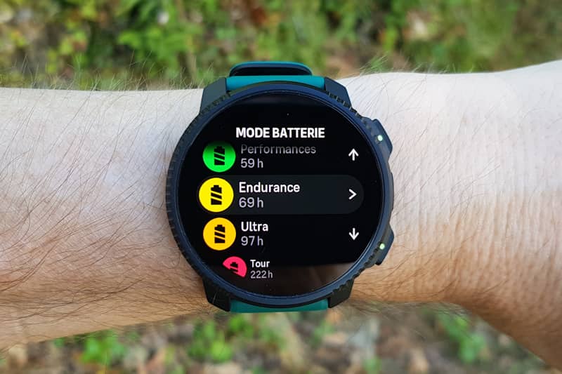 Autonomie et modes de batterie