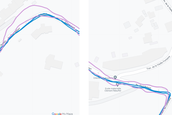 Test du GPS en ville