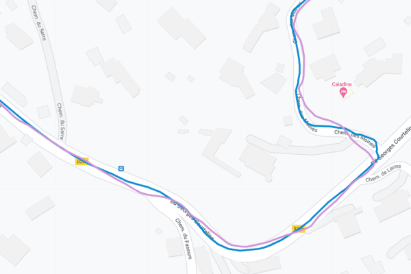 Test du GPS en ville