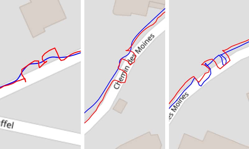 Test GPS en ville