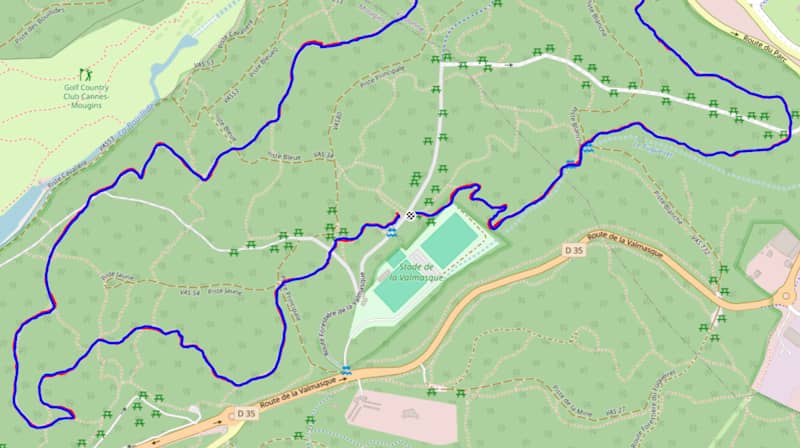 Test GPS en milieu mixte