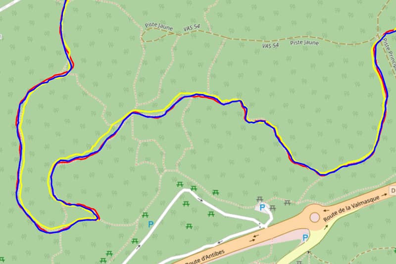 Test GPS en milieu mixte