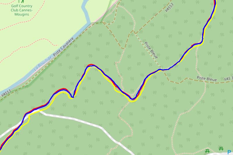 Test GPS en milieu mixte