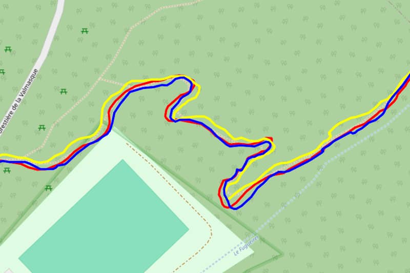 Test GPS en milieu mixte