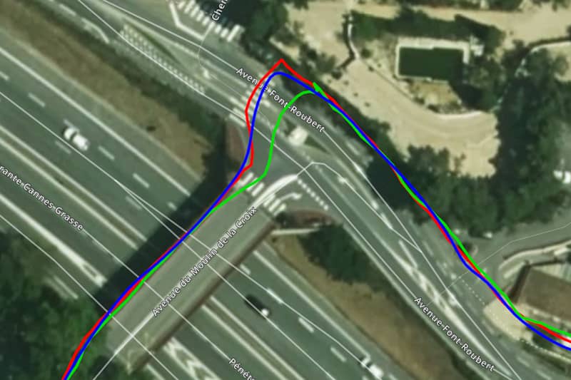 Test GPS en milieu mixte