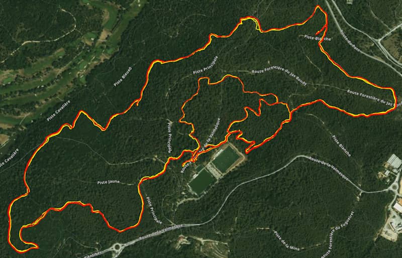 Test GPS en milieu mixte