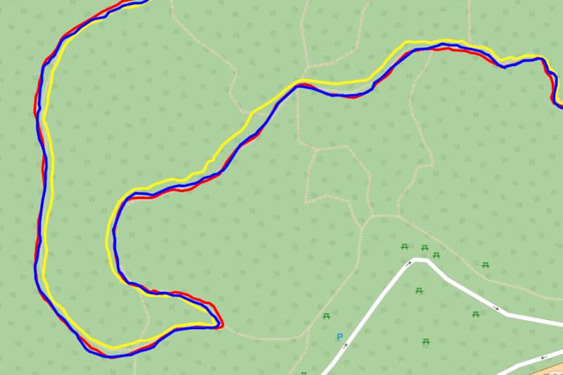 Test GPS en for�t