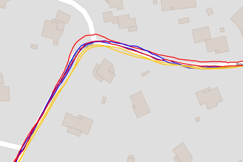 Trace GPS