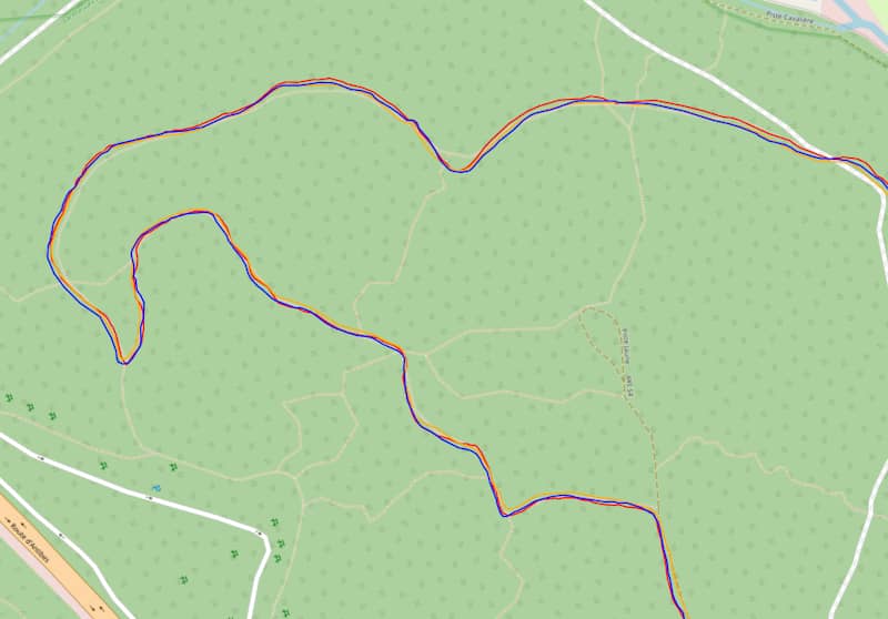 Trace GPS