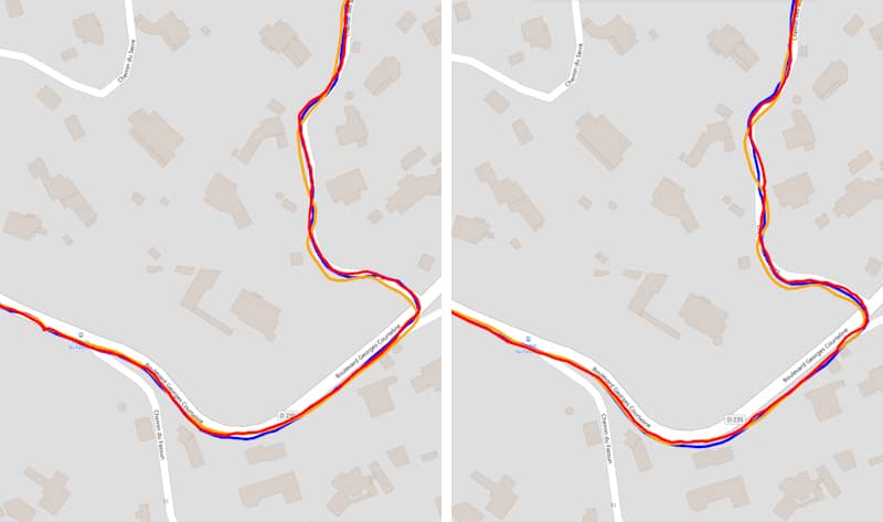 Trace GPS