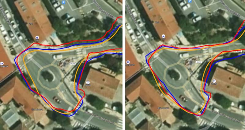 Trace GPS
