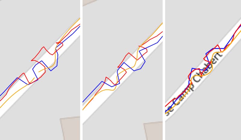 Trace GPS