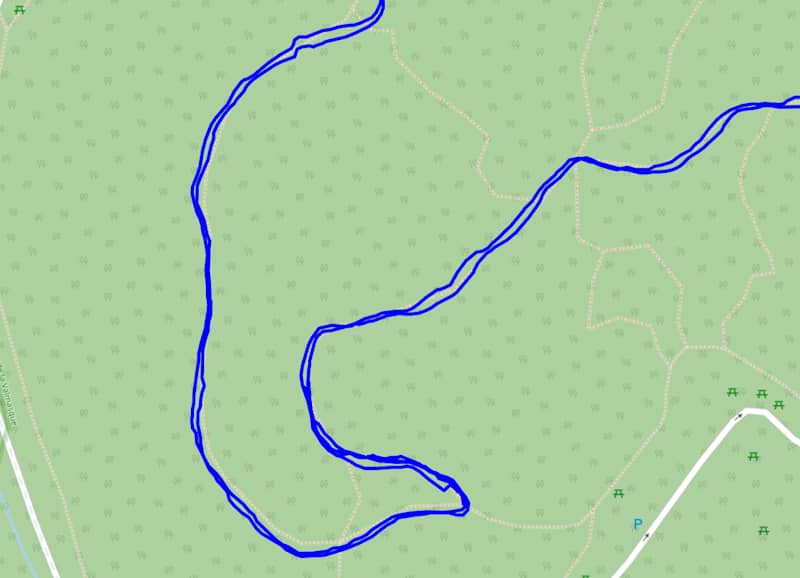 Trace GPS