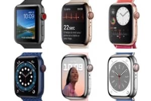 Apple Watch 3 vs 4 vs 5 vs 6 vs 7 vs 8 : comparaison, différences, laquelle choisir ? Apple Watch 3, 4, 5, 6, 7 et 8 comparées
