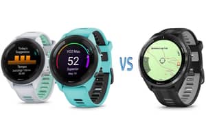 Comparaison dtaille montres Garmin Forerunner 265 et 965