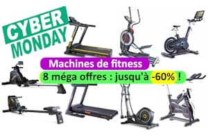 Rameur, tapis, elliptique, spinning en promo