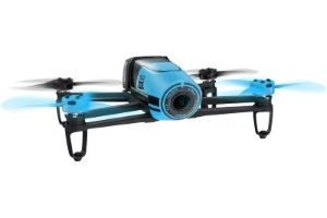 drone suiveur sport bleu