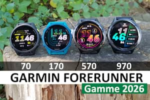 Gamme Garmin Forerunner 2026 : 70 vs 170 vs 570 vs 970
