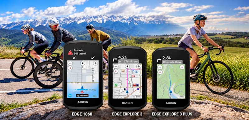 Garmin Edge 1060, Edge Explore 3, Edge Explore 3 Plus