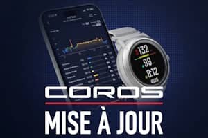 Nouvelle mise  jour COROS : meilleure prcision GPS pour les grimpeurs, partage d'cran, Virtual Pacer...