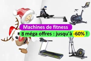 Rameur, tapis, elliptique, spinning en promo